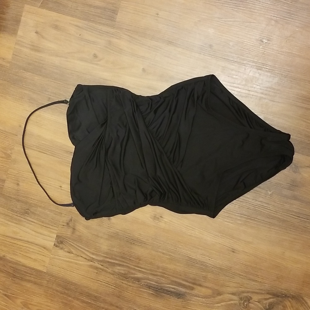 J. Crew Like New Black One Piece Swimsuit Size 2